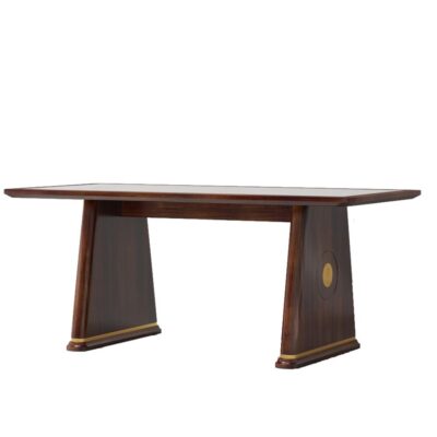 乌金木新中式多人用餐饭桌家用餐厅岩板台面长方形餐桌