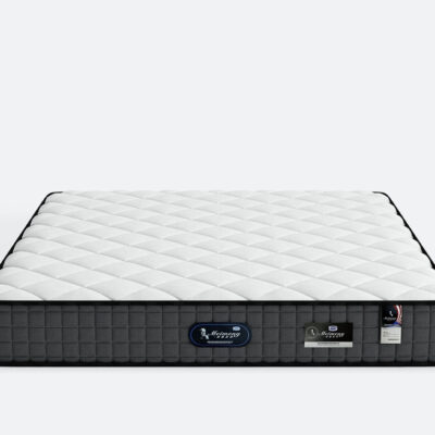 dm01系列 亲肤针织面料 舒柔海绵+天然乳胶 精钢整网邦尼尔弹簧 透气3d面料 22cm床垫