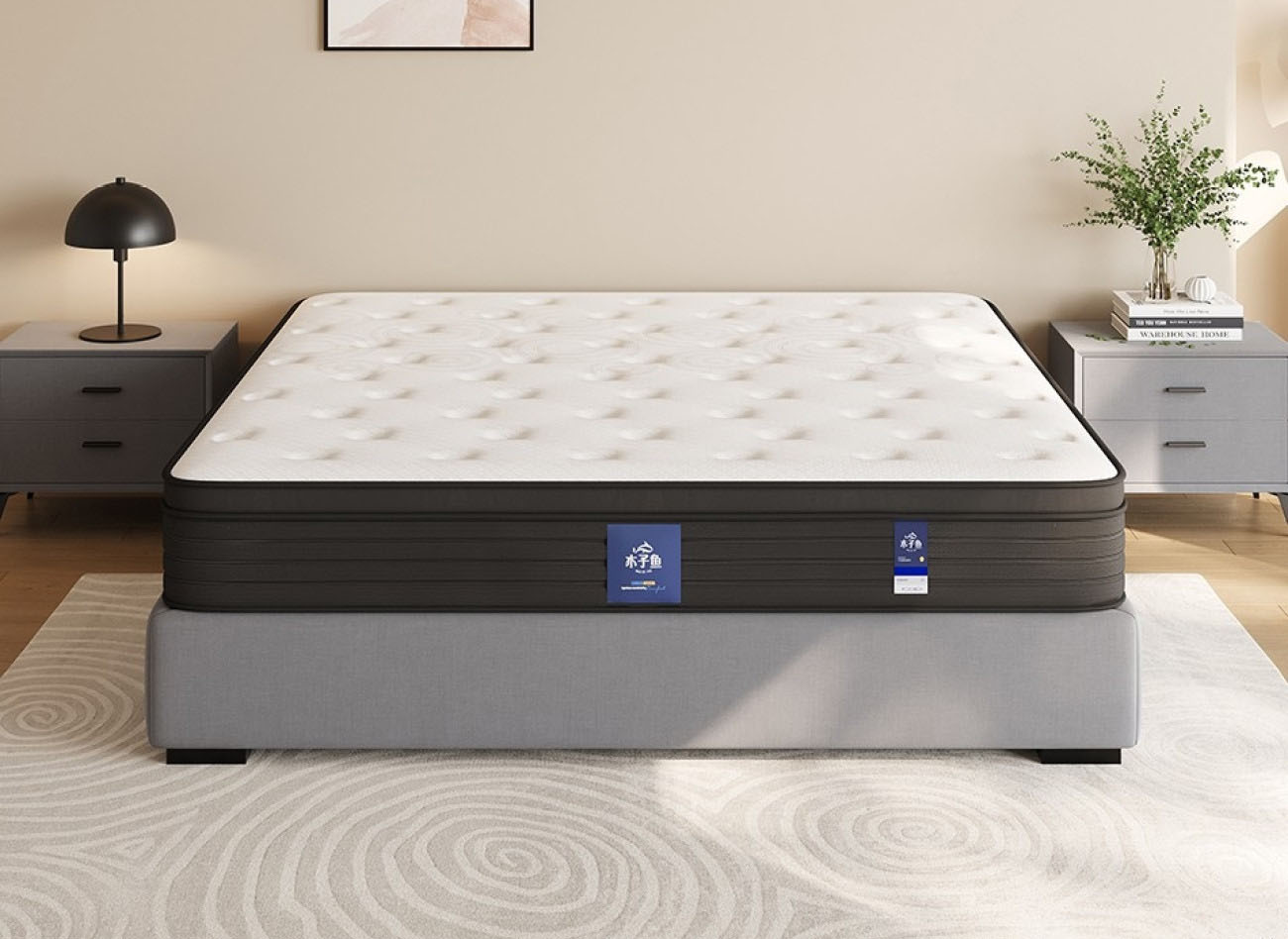 c022喜来记忆绵床垫 云母矿石冰凉清爽面料 2分植物记忆绵 独立袋装弹簧 透气3d底面 23cm床垫 c022喜来记忆绵床垫 云母矿石冰凉清爽面料 2分植物记忆绵 独立袋装弹簧 透气3d底面 23cm床垫