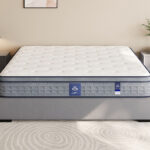 c016舒雅 蚕蛹蛋白针织面料 透气3d底面 2分高密度海绵 2分天然乳胶 邦尼尔弹簧 23cm床垫