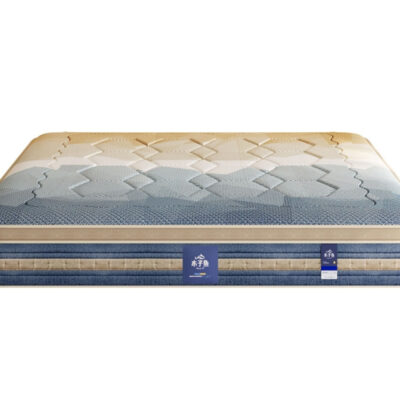 c020忆秋 高档提花针织纯绵面料 透气4d底面 2分高密度海绵 2分天然乳胶 邦尼尔弹簧 23cm床垫