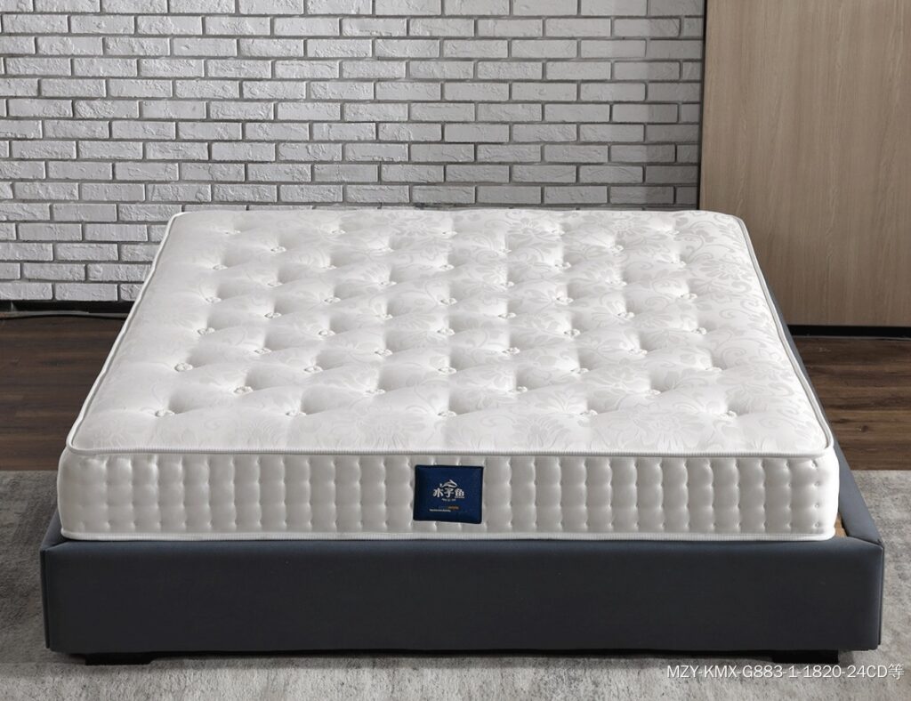 g883祥云 进口梭织面料 进口乳胶原液 面包弹簧 独立弹簧 耐磨平行绵 24cm床垫
