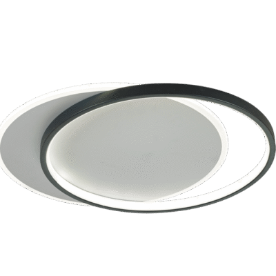 简约现代风格三色变光照明灯具卧室圆款吸顶灯