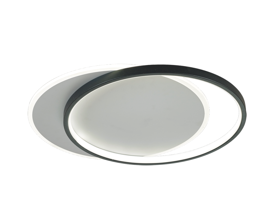 简约现代风格三色变光照明灯具卧室圆款吸顶灯