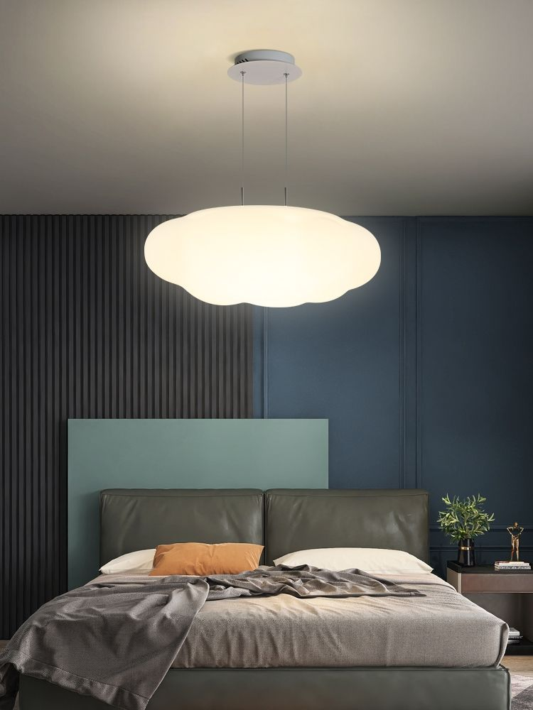 吊灯系列 现代简约家用卧室照明灯温馨舒适创意云朵吊灯
