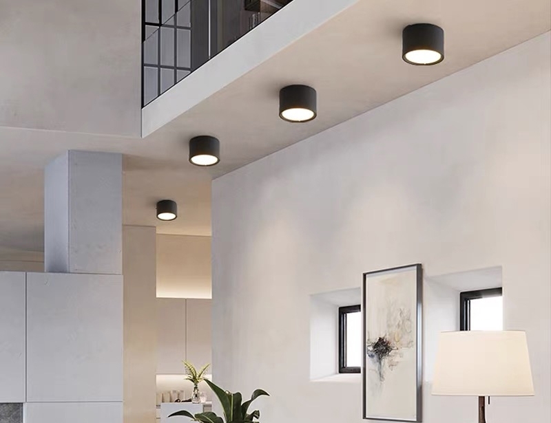 筒灯系列 3.5寸4寸6寸多规格明装筒灯多场景家用客厅无主灯筒灯