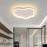 简约百搭卧室书房全光谱三色变光吸顶灯 现代风格异形照明吸顶灯