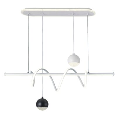 现代三色变光吊灯 家用餐厅照明灯具吧台灯亚克力灯