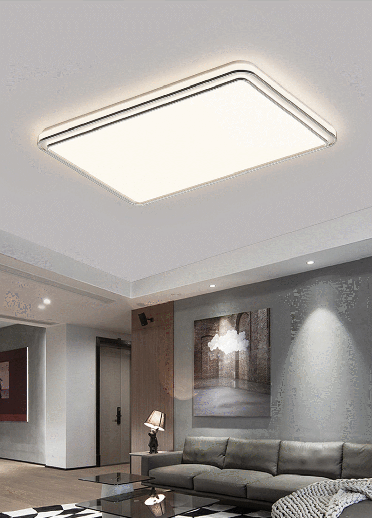 吸顶灯系列 简约现代长方形吸顶灯客厅照明灯