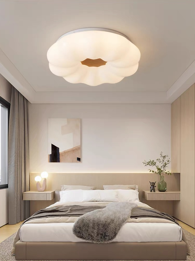 吸顶灯系列 现代温馨浪漫中木南瓜吸顶灯卧室书房吸顶灯 吸顶灯系列 现代温馨浪漫中木南瓜吸顶灯卧室书房吸顶灯