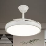 现代餐厅风扇吊灯 全光谱护眼灯简约家用餐厅照明灯