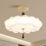 吊灯系列 中古风家用餐厅卧室三色光源照明灯