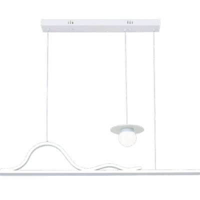 现代三色变光亚克力灯具 大小餐厅简约家用照明灯吊灯吧台灯具