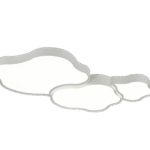 现代简约led创意家用灯具吸顶灯三色变光卧室客厅主灯