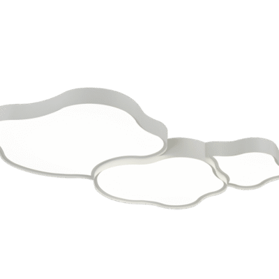 现代简约led创意家用灯具吸顶灯三色变光卧室客厅主灯