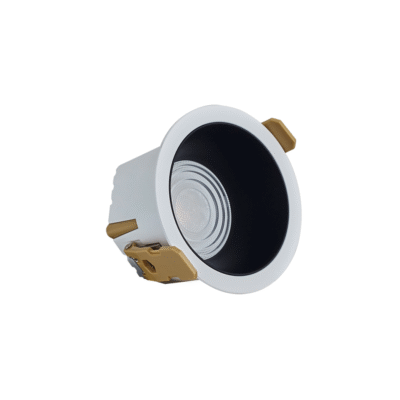 筒灯系列 嵌入式高光效2.5寸深凹筒灯家用客厅无主灯开孔75mm黑杯筒灯