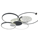 现代简约创意三色变光家用灯具吸顶灯客厅主灯