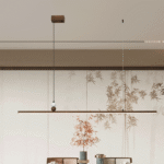 中古风简约设计长吊灯 餐厅岛台照明灯氛围灯