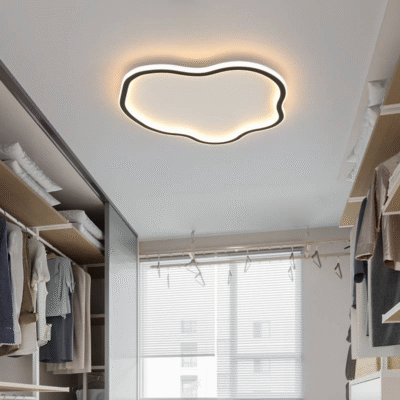 简约百搭卧室书房全光谱三色变光吸顶灯 现代风格异形照明吸顶灯